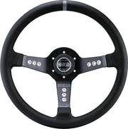 Sparco Universeel Sportstuur 'L777 Piuma' - Zwart Leer - Diameter 350mm