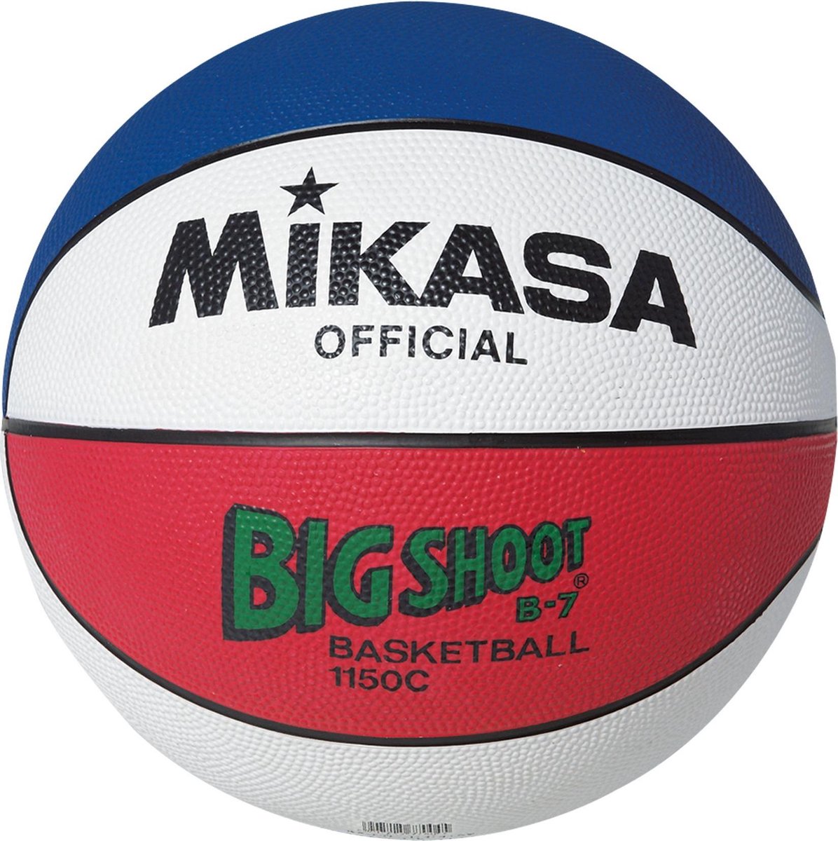 Mikasa Basketbal - wit/rood/blauw/zwart