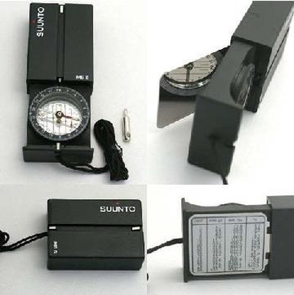 SUUNTO MB-6 global NH spiegelpeilkompas - Zwart