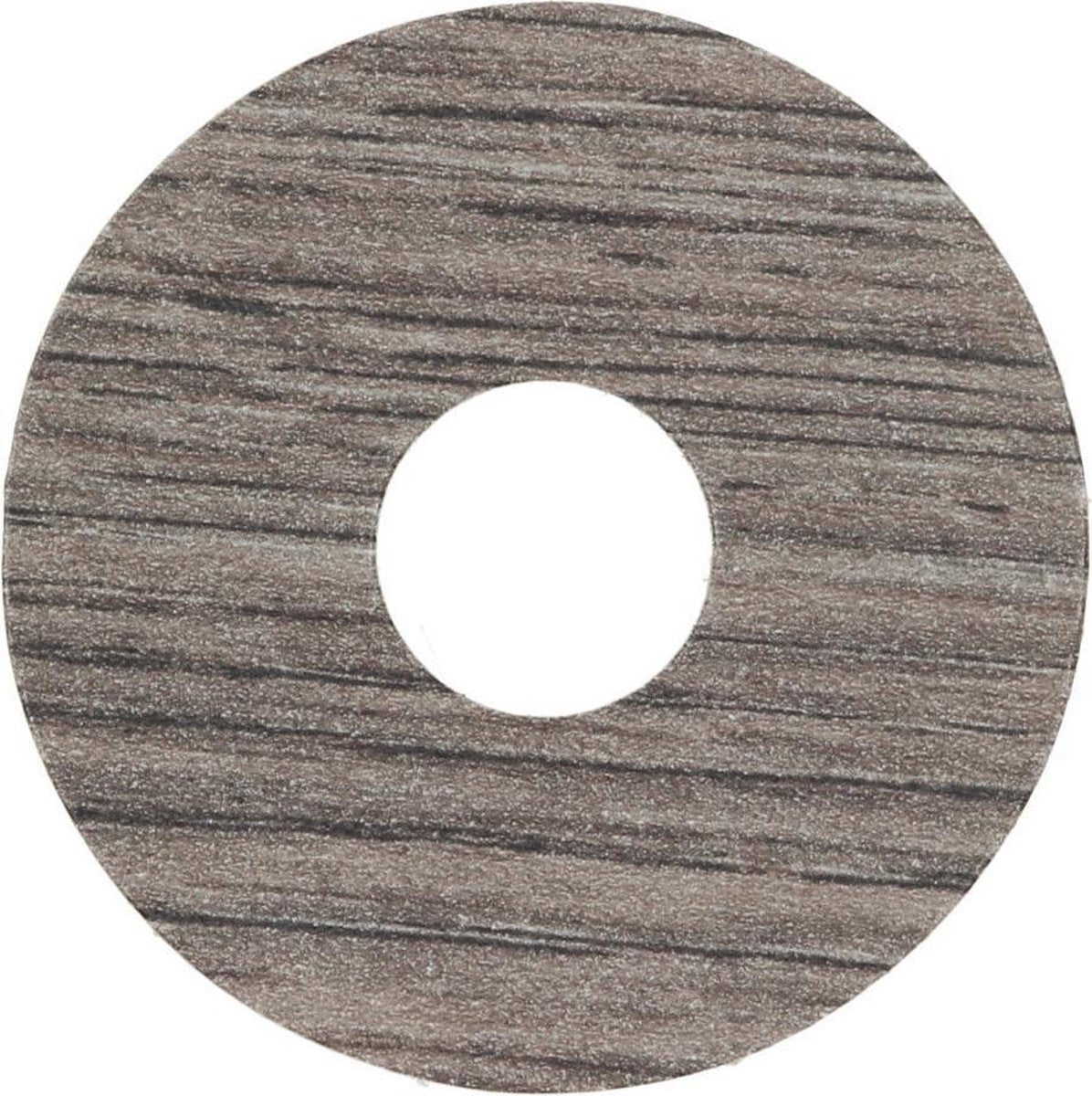 Zelfkl. rozet (17 mm) eiken zilvergrijs (10 st.)