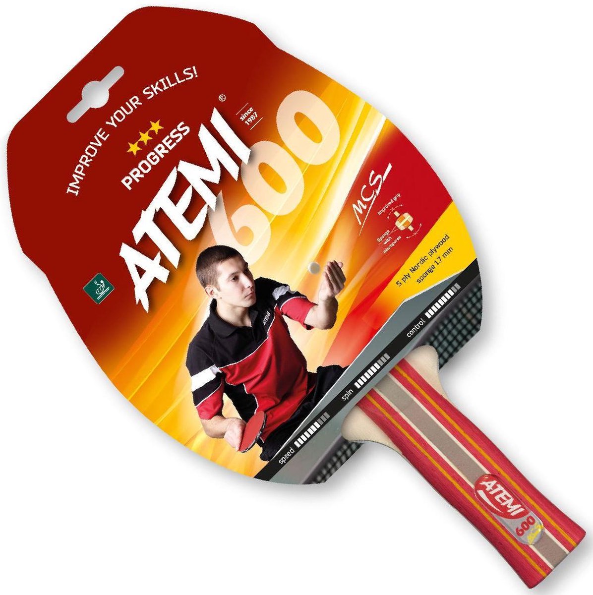 Atemi Tafeltennisbat training 600 *** ittf
