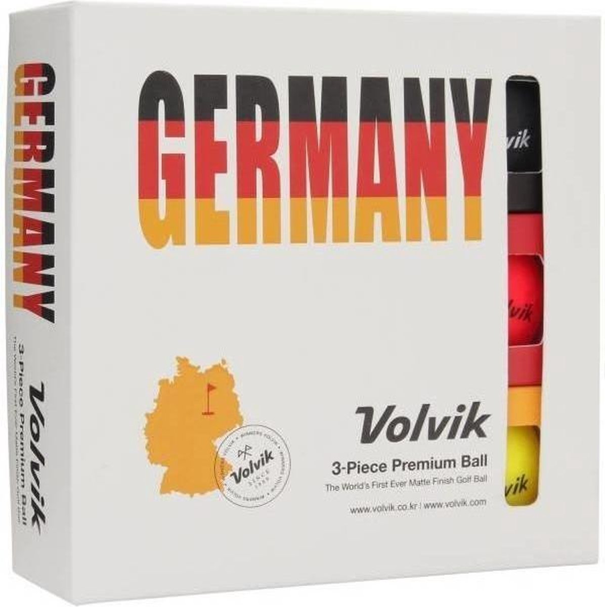 Volvik Vivid Golfballen Country Pack DE - 9 Stuks