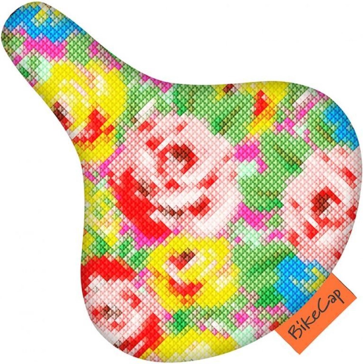 zadeldek bikecap stitchy flowers