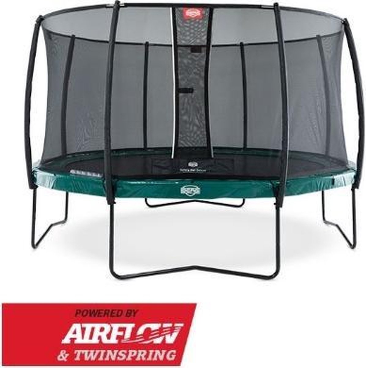 Trampoline BERG Elite Green 380 + Safety Net Deluxe