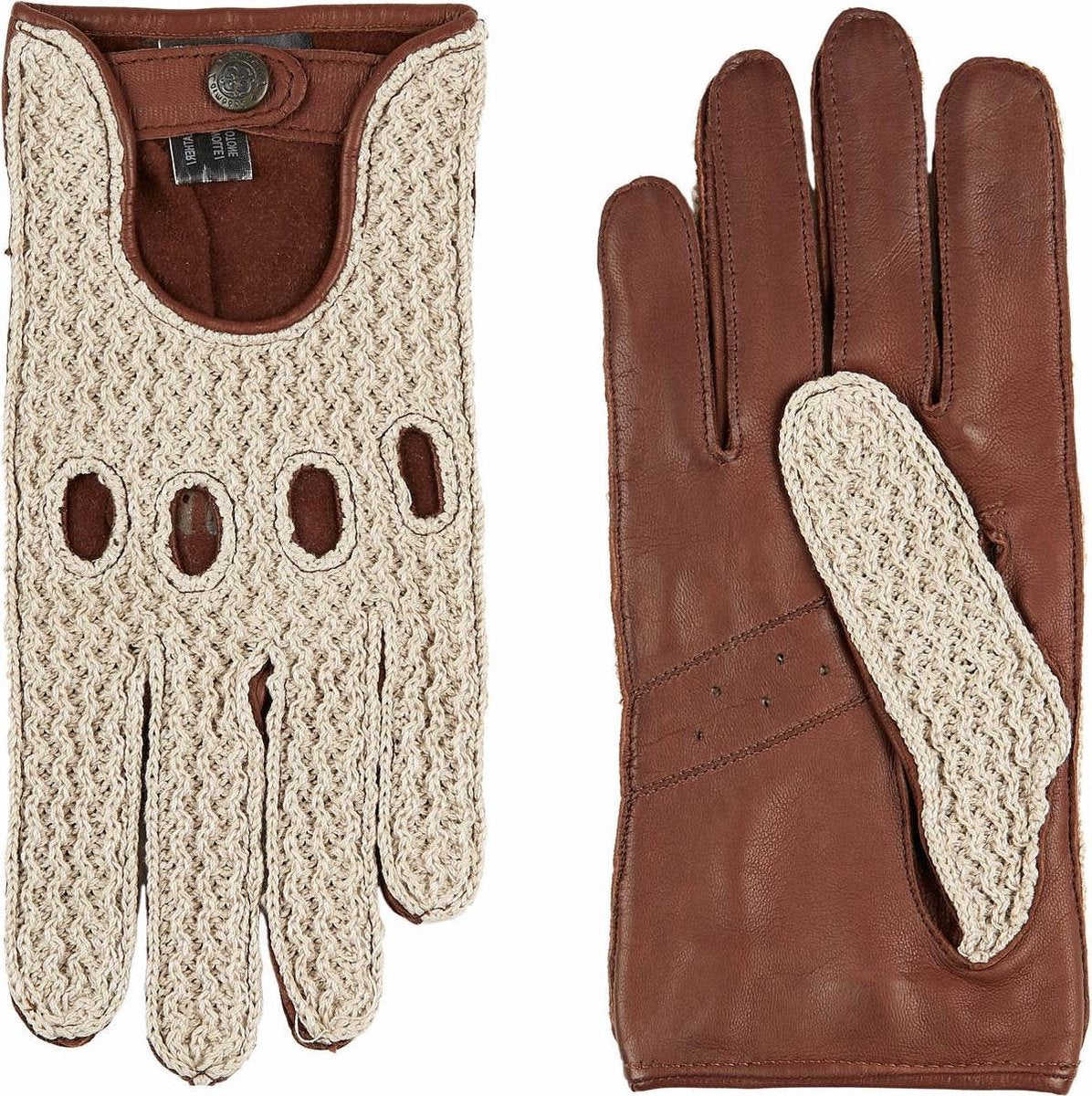 Leren autohandschoenen dames model Denver Color: Gobi