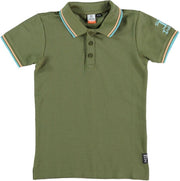 Indian blue jeans groene polo - jongen - Maat 152