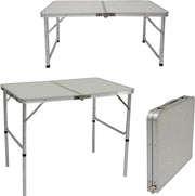 Campingtafel 90cm x60cm x60cm klaptafel koffer tafel klaptafel tuintafel balkontafel