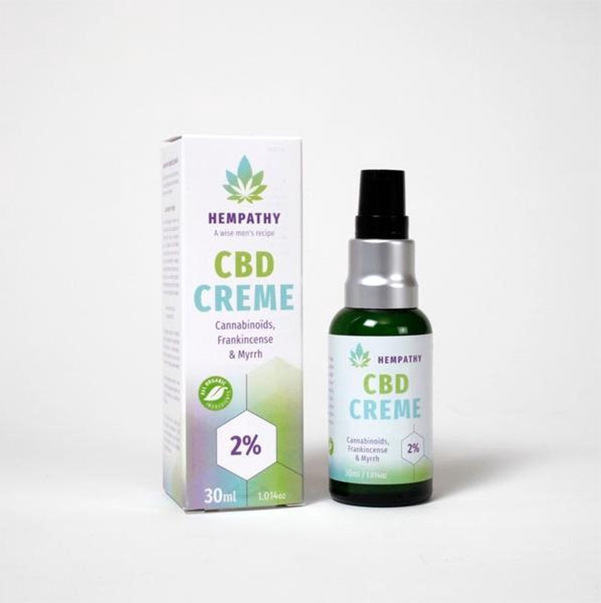 Hempathy - CBD crème 2% - vegan