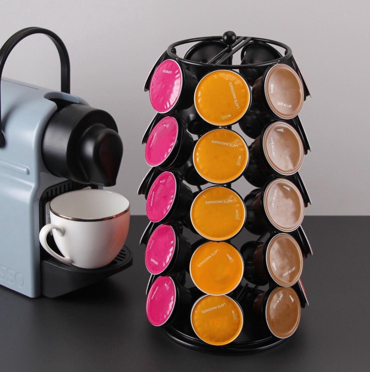 FlinQ Dolce Gusto Capsulehouder - Koffiehouder en Standaard - 360 Graden Draaibaar