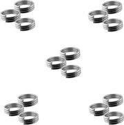 Veerringetjes voor shafts Zilver - 5 Sets (15 stuks) Dragon darts