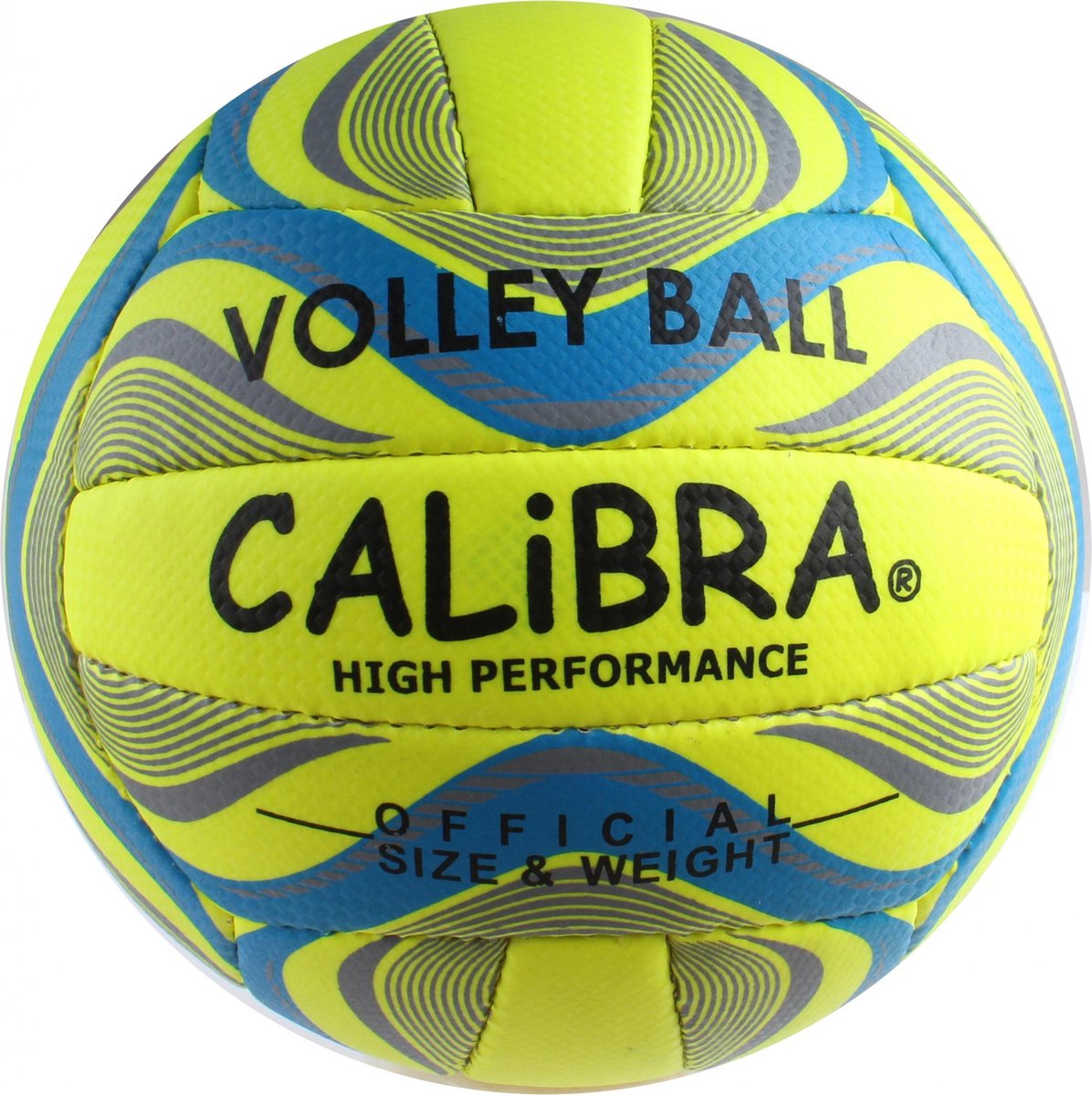 Calibra Beachvolleybal Belize Geel/blauw Maat 5