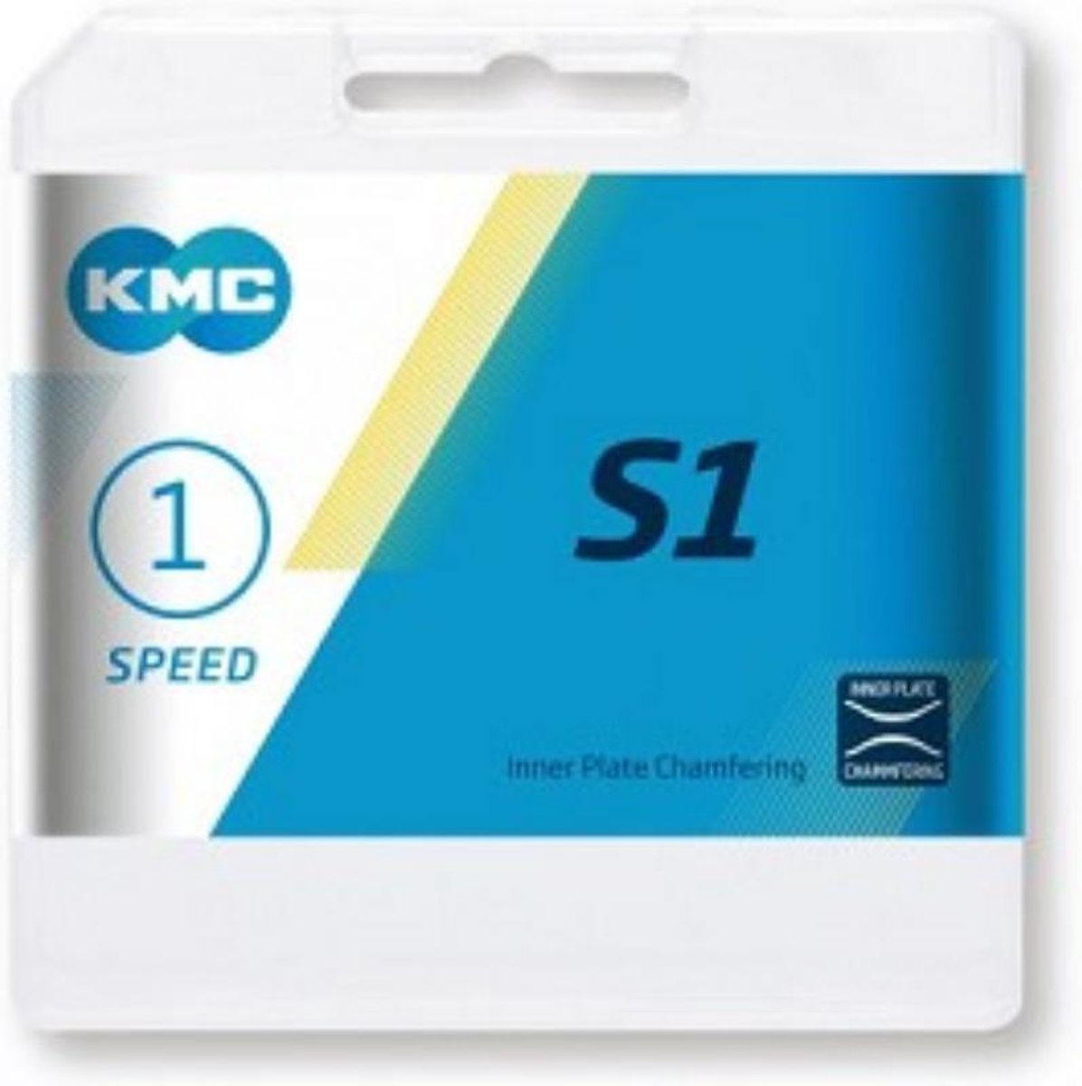 ketting S1 breed 1/2 x 1/8 inch 112S single speed bruin