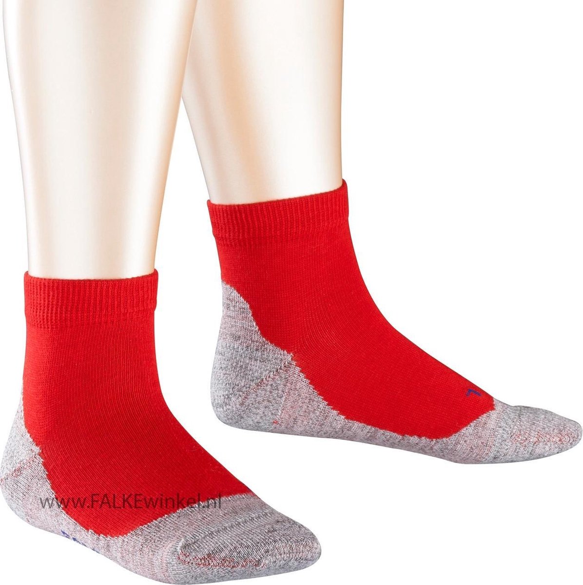 FALKE Active Sunny Days Kinder Sneakersokje 10671 - Rood 8150 fire Kinderen - 39-42