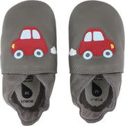 Bobux - Soft Soles -  Grey Orange Racing Car - L