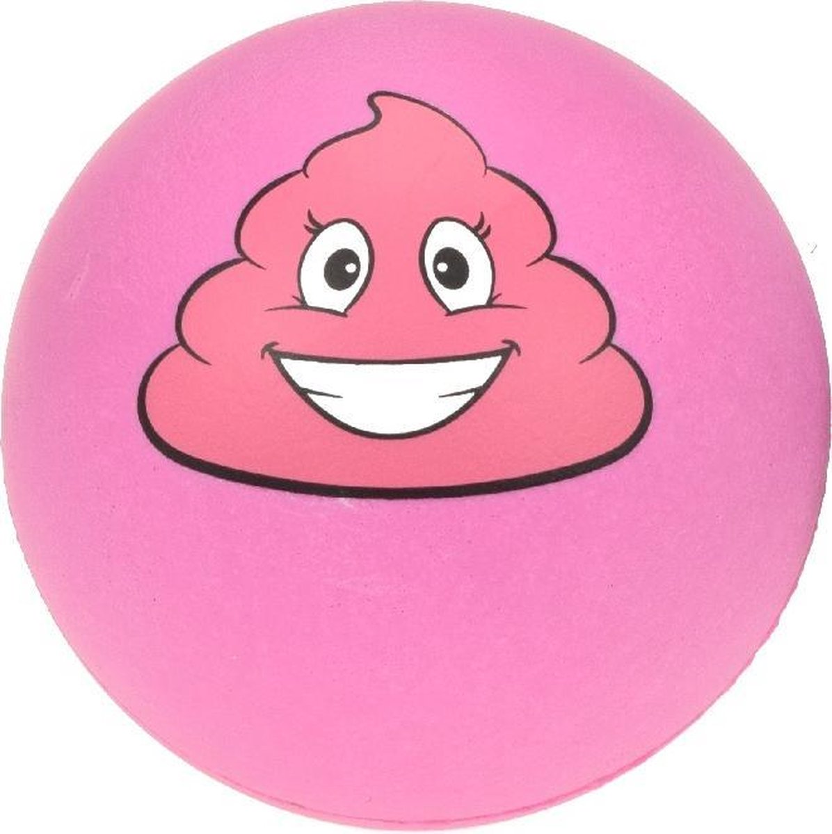 Toi-toys Stuiterbal Funny Poo! 5 Cm Junior Roze