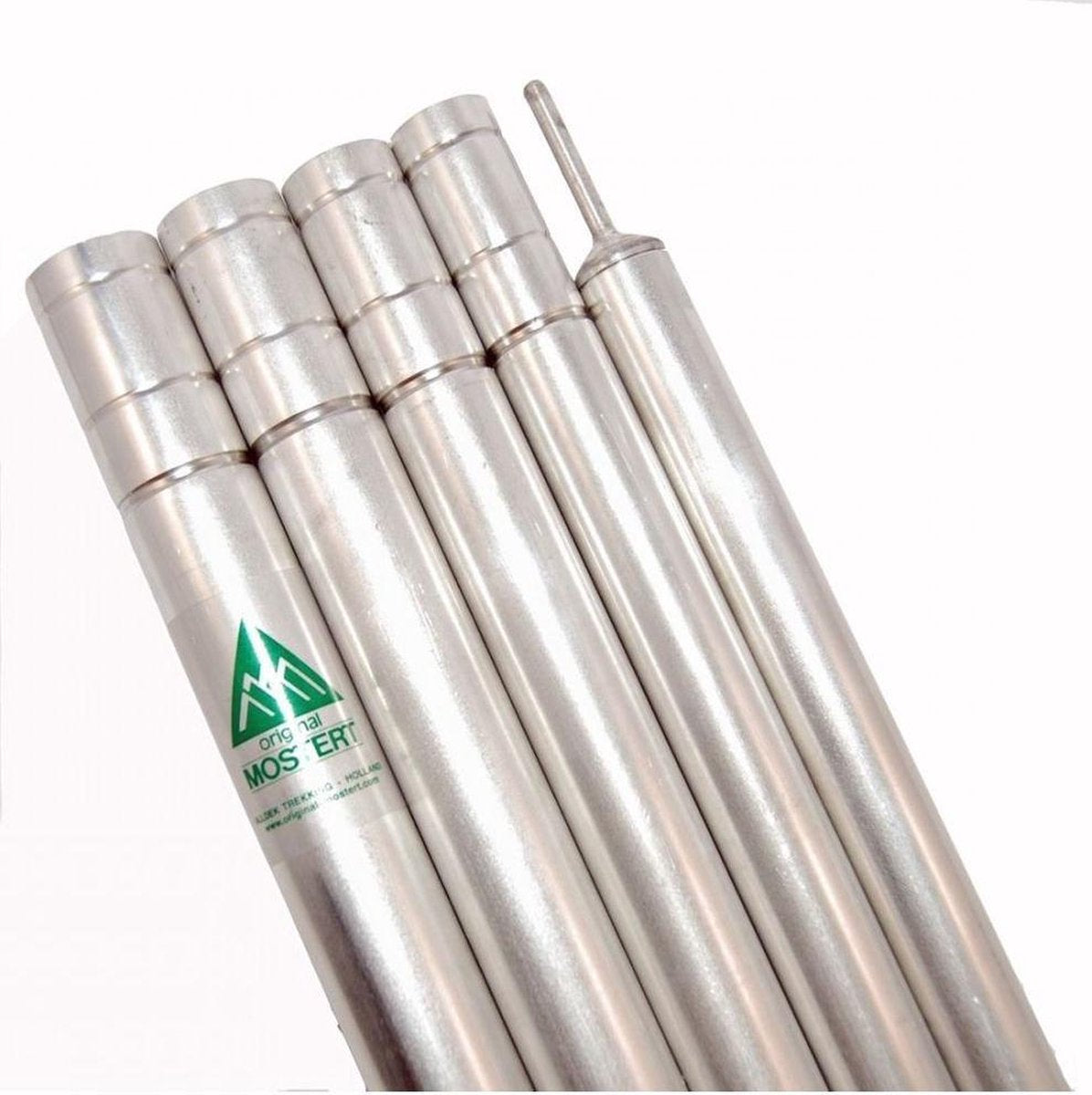Allesvoordeliger Original tentstok mostert - 190 cm - nestelbaar aluminium