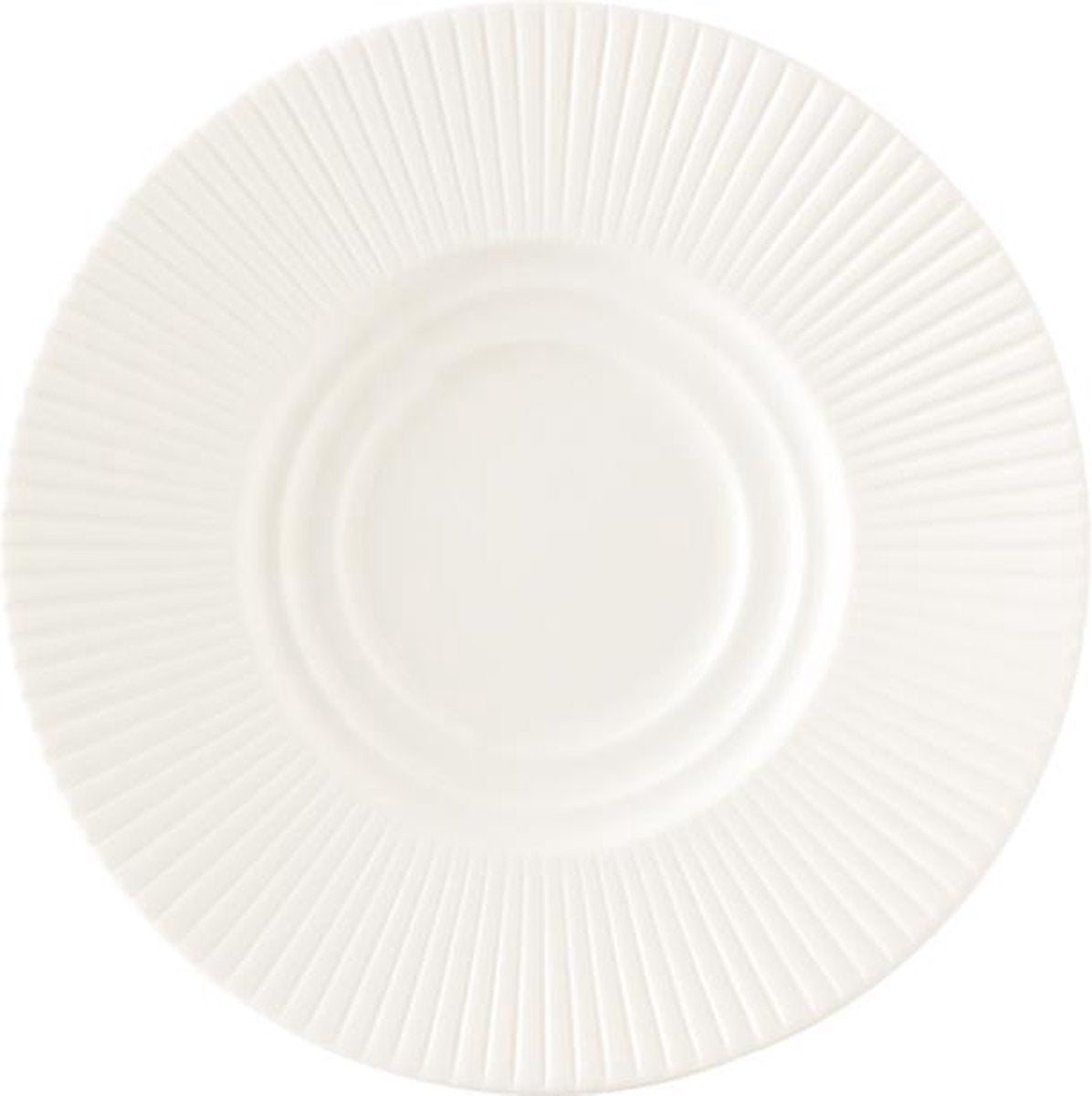Chef&Sommelier Ginseng Schoteltje - Porselein - Rond - Ø 12 cm - Wit