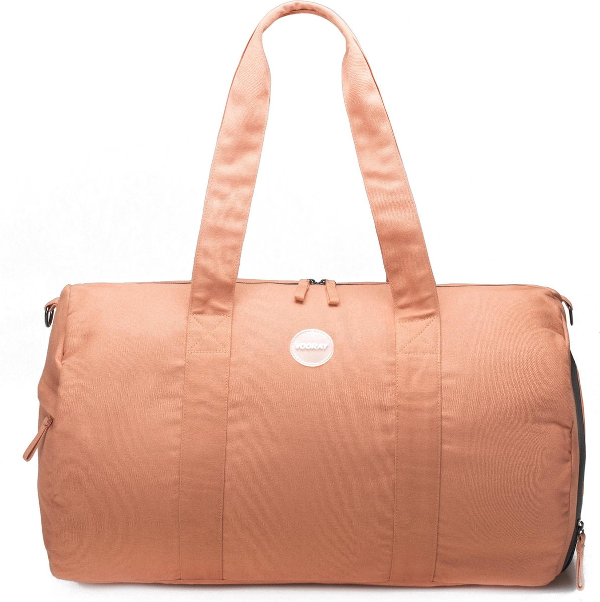 Vooray Savannah Duffel - 49 cm - 50L - Sporttas of reistas van biologisch katoen inclusief schoenenvak (Terracotta)