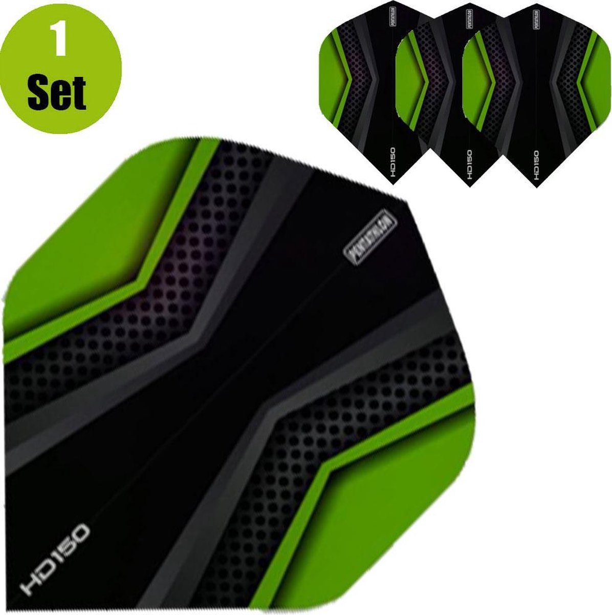 Pentathlon HD150 Dart Flights - Groen- ()