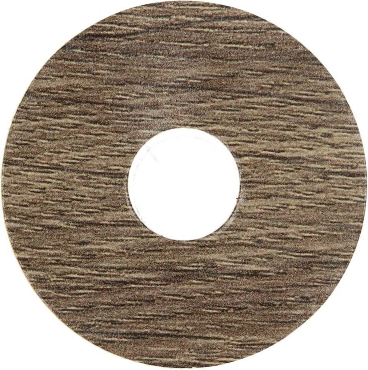 Zelfkl. rozet (17 mm) klassieke eik bruin (10 st.)
