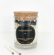 Countryfield Zwarte Lucifers in glas | Urban | 7 x 7 x 9