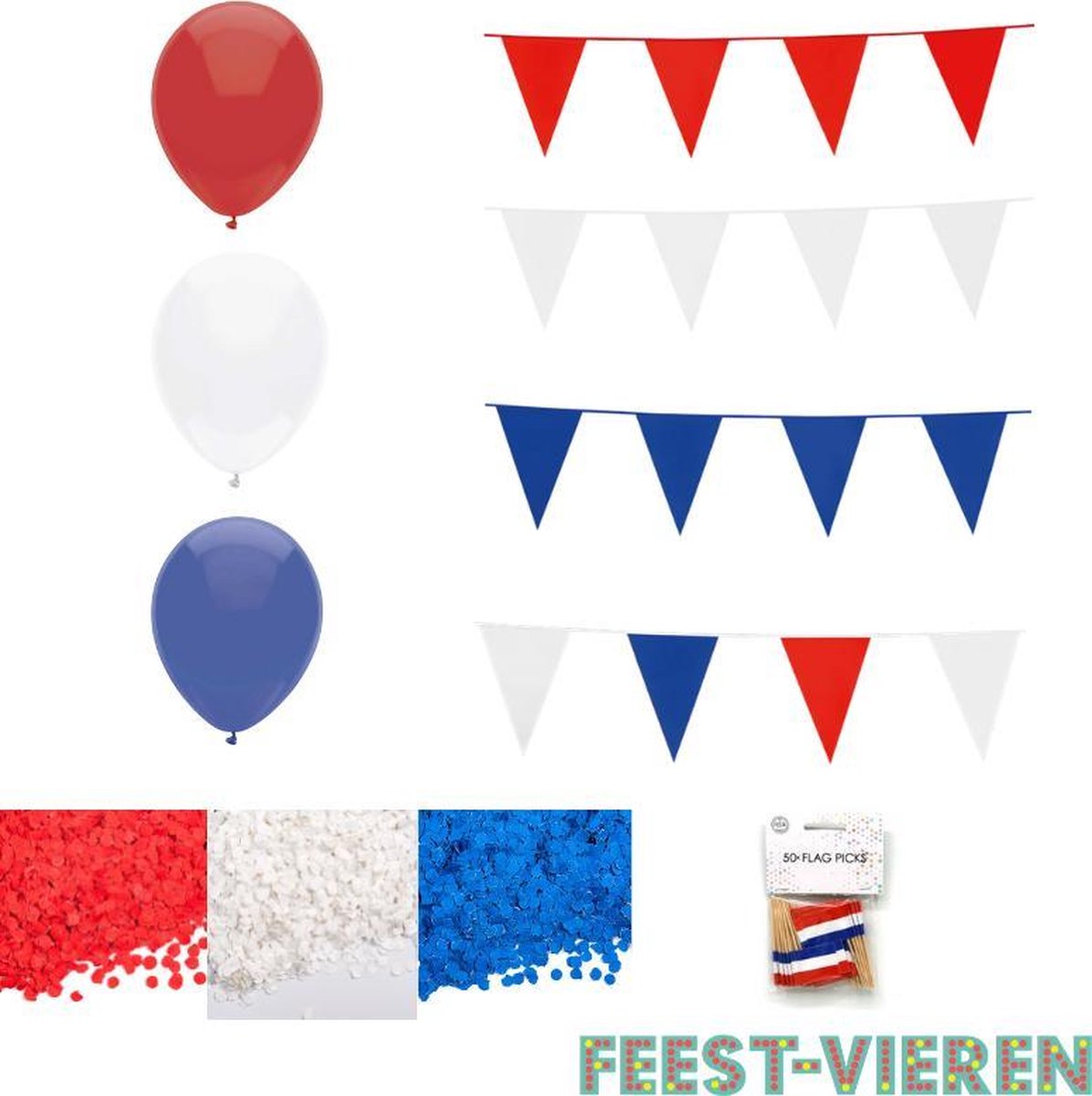 Oranje EK 2021 Versiering rood