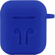 Case Cover Voor Apple Airpods - Siliconen Blauw Watchbands-shop.nl