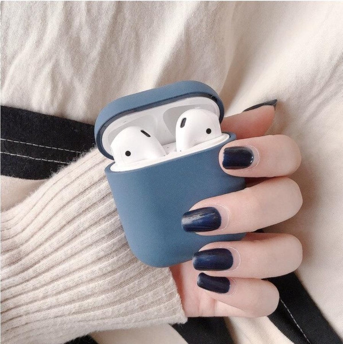 Apple AirPods 1 & 2 hard case - blauw -
