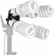 Walimex 4-voudige Lamphouder met 4 daglichtlampen