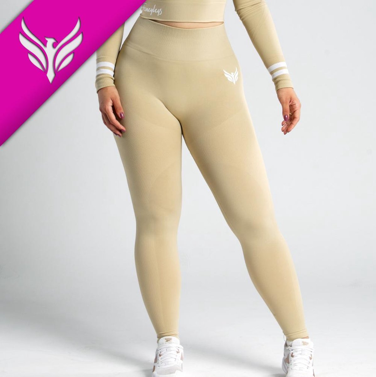 Freya Sportkleding Set - Dames - Beige