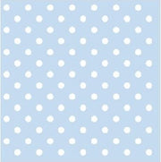 40x stuks Feestservetten lichtblauw 3-laags - jongen geboorte servetten - feest artikelen - feest decoraties