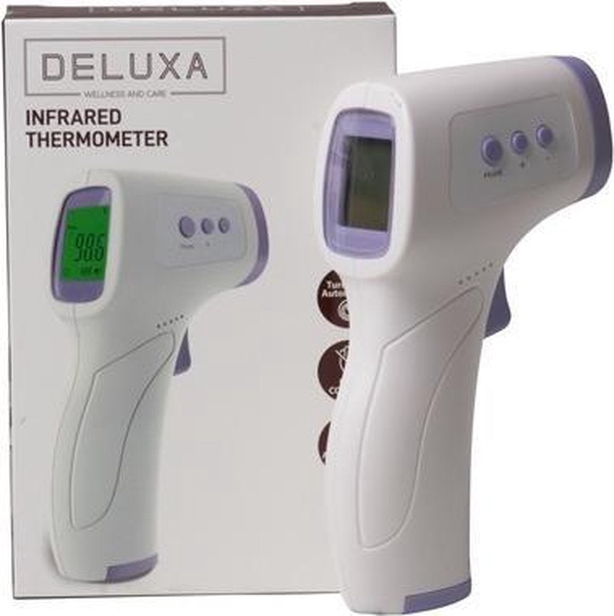 Infrarood thermometer - Contactloze lichaamstemperatuurmeter/warmtemeter - Voorhoofd thermometers