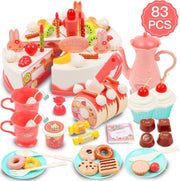 Kinderkeuken Speelgoed | Taarten Set | Kinderen | 83 Stukken | Vanaf 3 Jaar