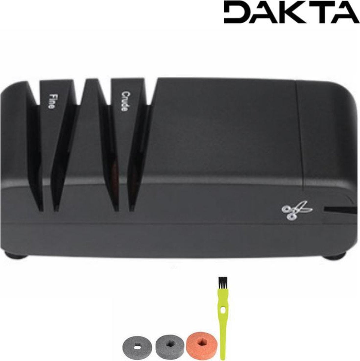 Dakta® Elektrische Messenslijper | Aanzetstraal | Slijpmachine | Doortrekslijper | Slijper Messen | Wetsteen | Multifunctioneel