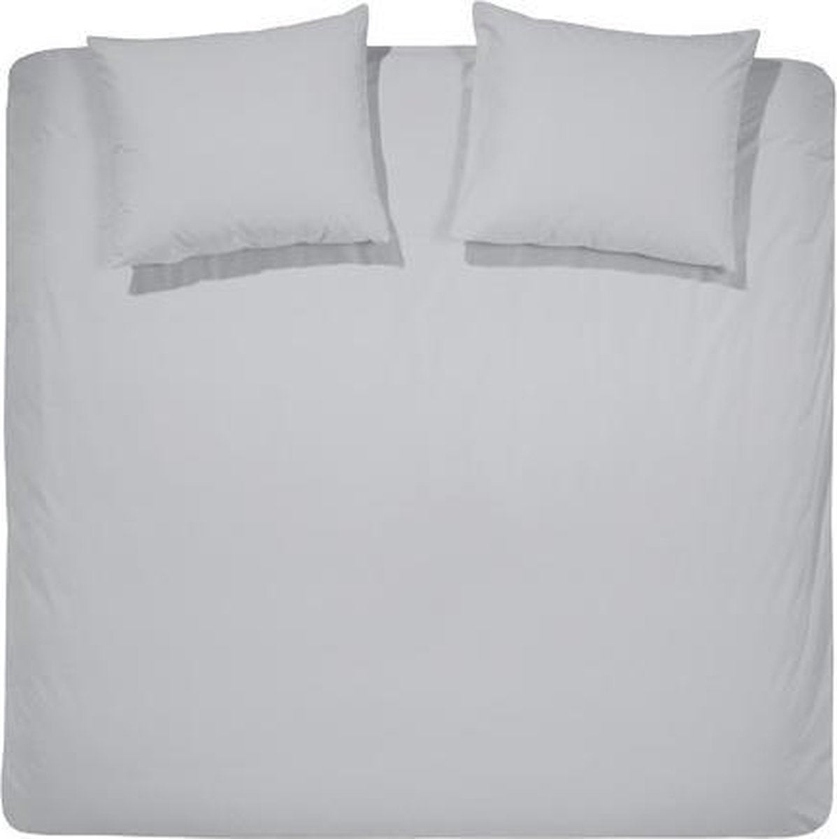 Dekbedovertrekset katoen 200 x 200/220 (94) light grey uni Damai