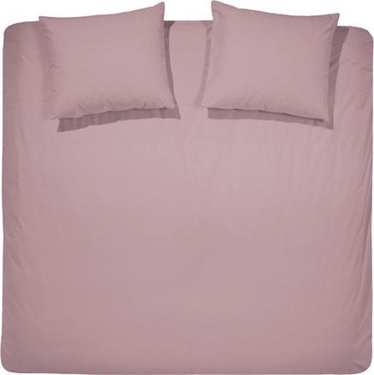 Dekbedovertrekset katoen 260 x 200/220 mauve (74) uni Damai