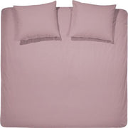 Dekbedovertrekset katoen 260 x 200/220 mauve (74) uni Damai