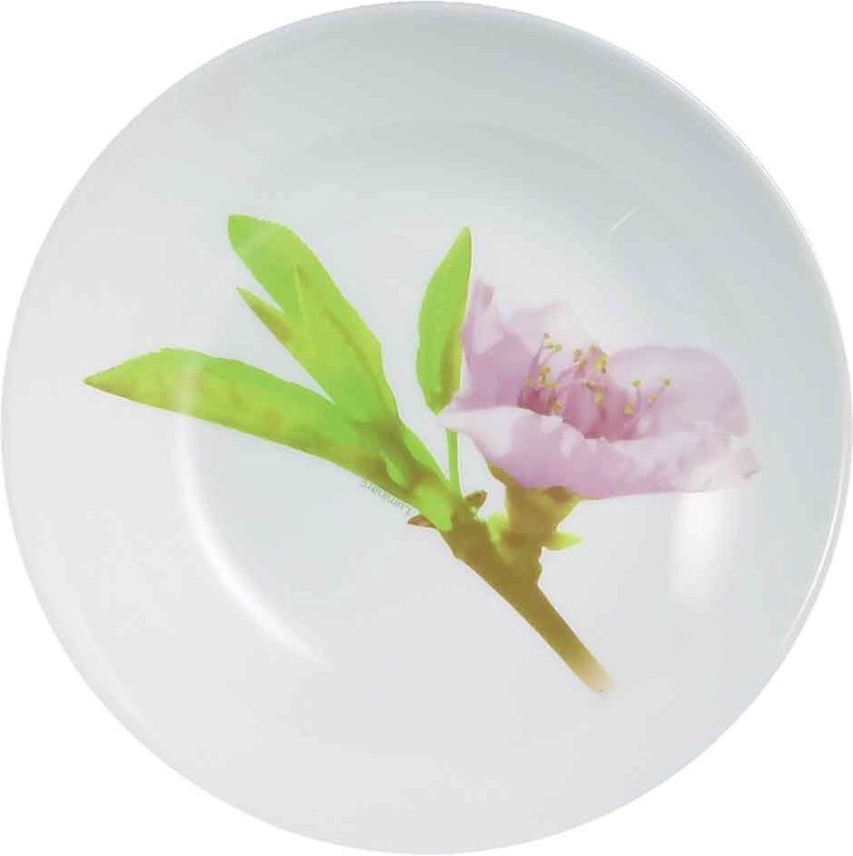 Water Color Diep Bord met Bloemenprint - Ø 19cm