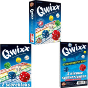 Dobbelspel Qwixx & 2 extra scoreblocks & Qwixx Connected