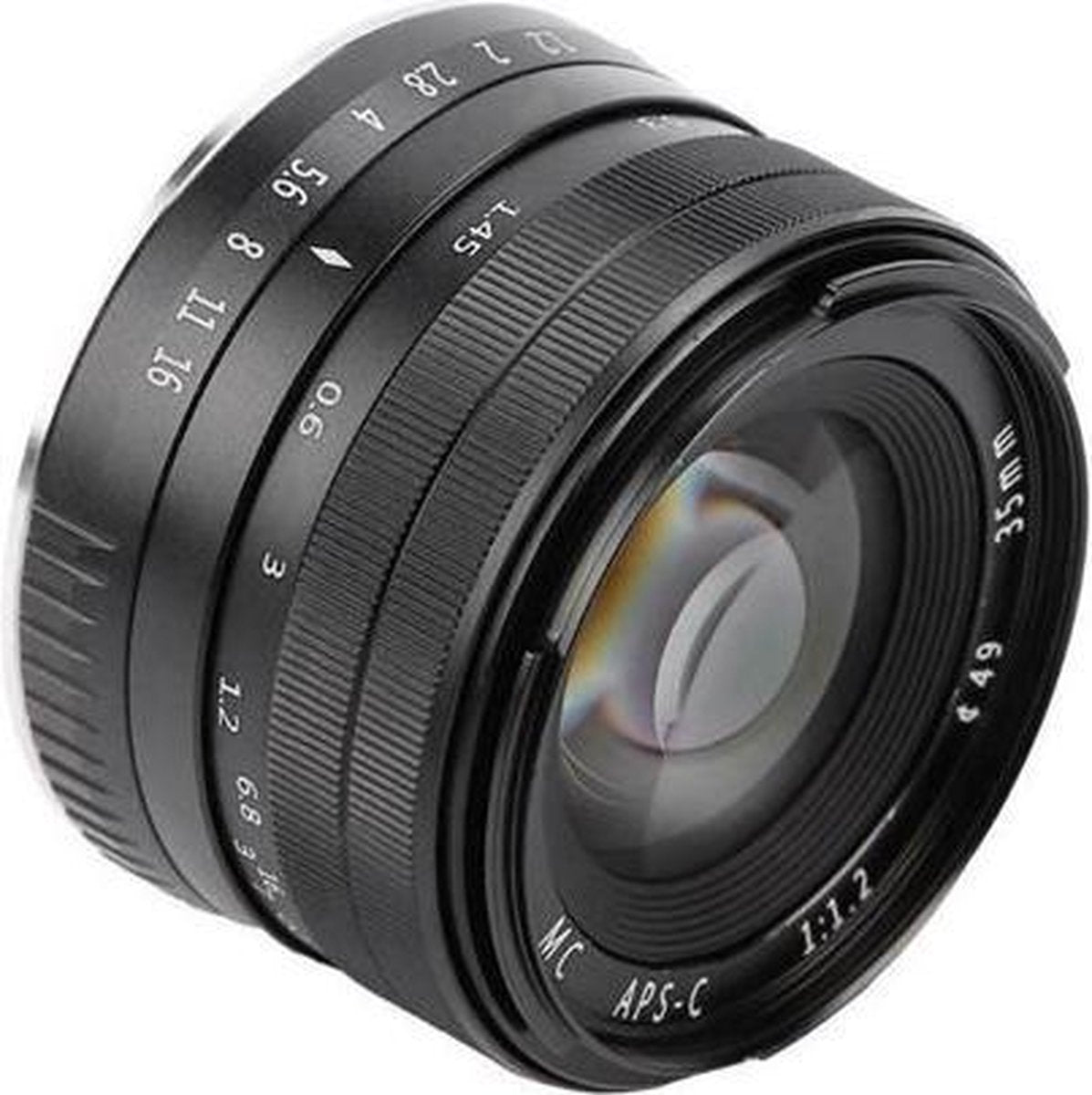 McoPlus MCO35mm F/1.2 Sony Zwart