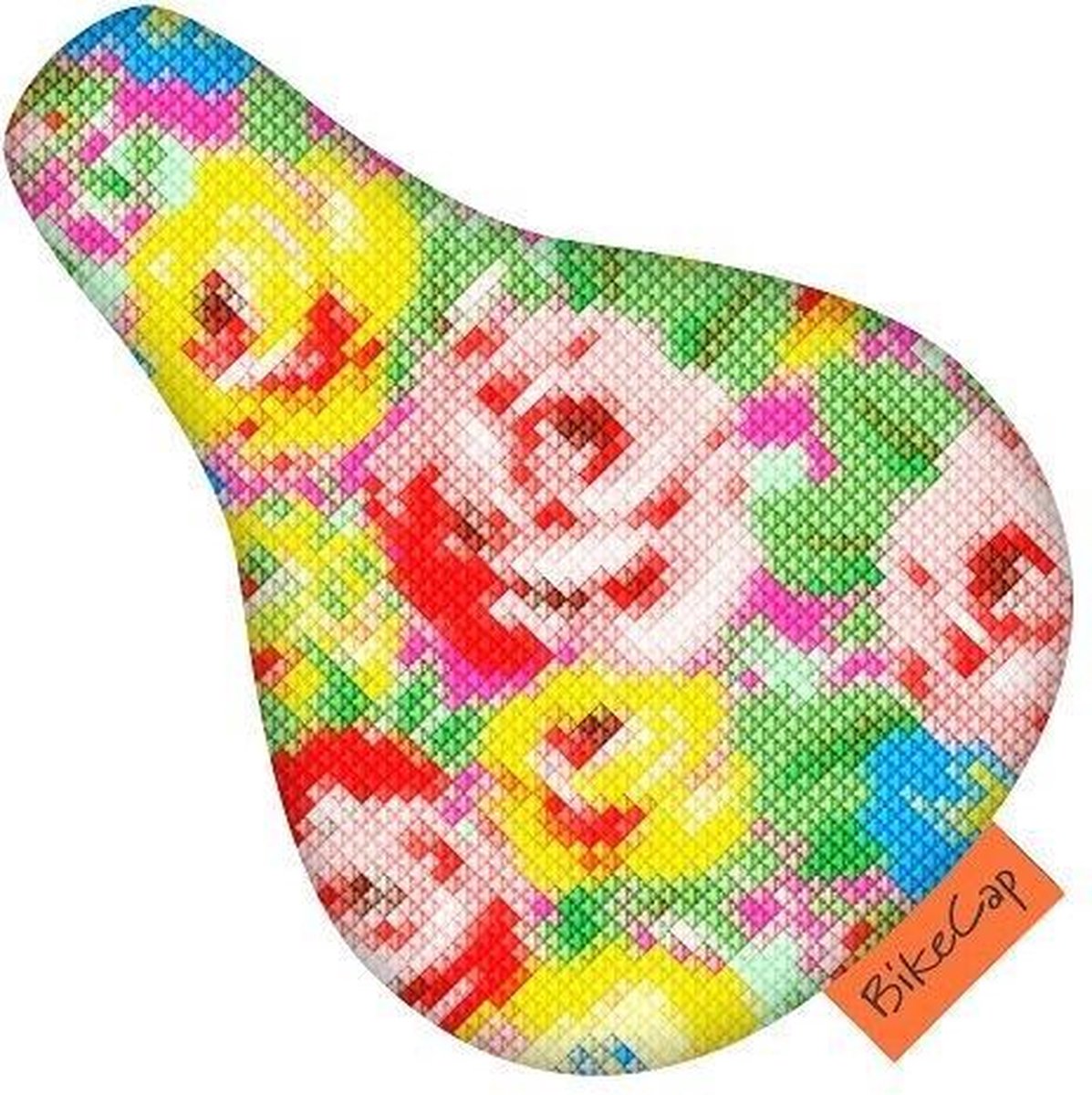 BIKECAP zadeldekje kids stitchy flowers