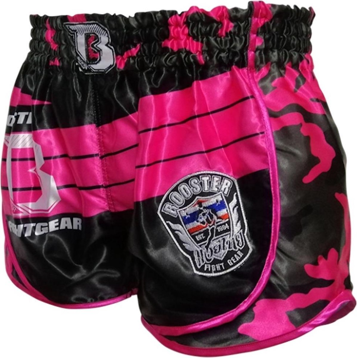 Booster Dames Muay Thai Short Ad Pink Corpus Maat Kickboxing Shorts Booster: S = maat 29/30 | 50-60kg