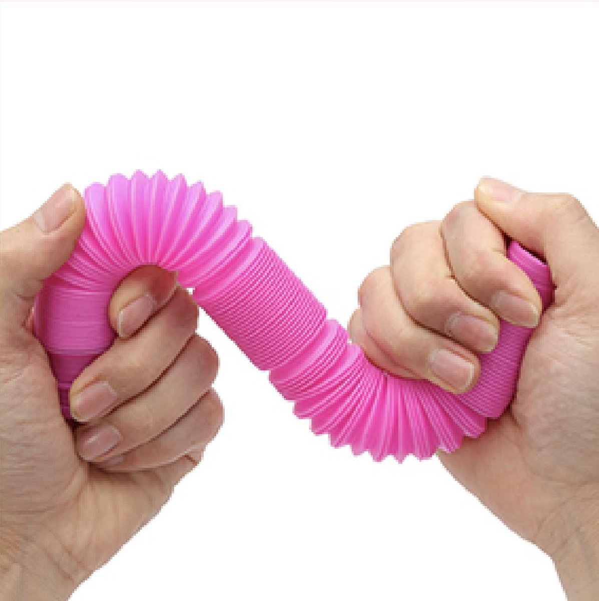 Hoogwaardige Pop Tube Fidget / Wacky Tube / Pop Pipe | Kreukelbuis / Kartelbuis | Anti Stress Fidget Toy | Bekend Van TikTok | Roze