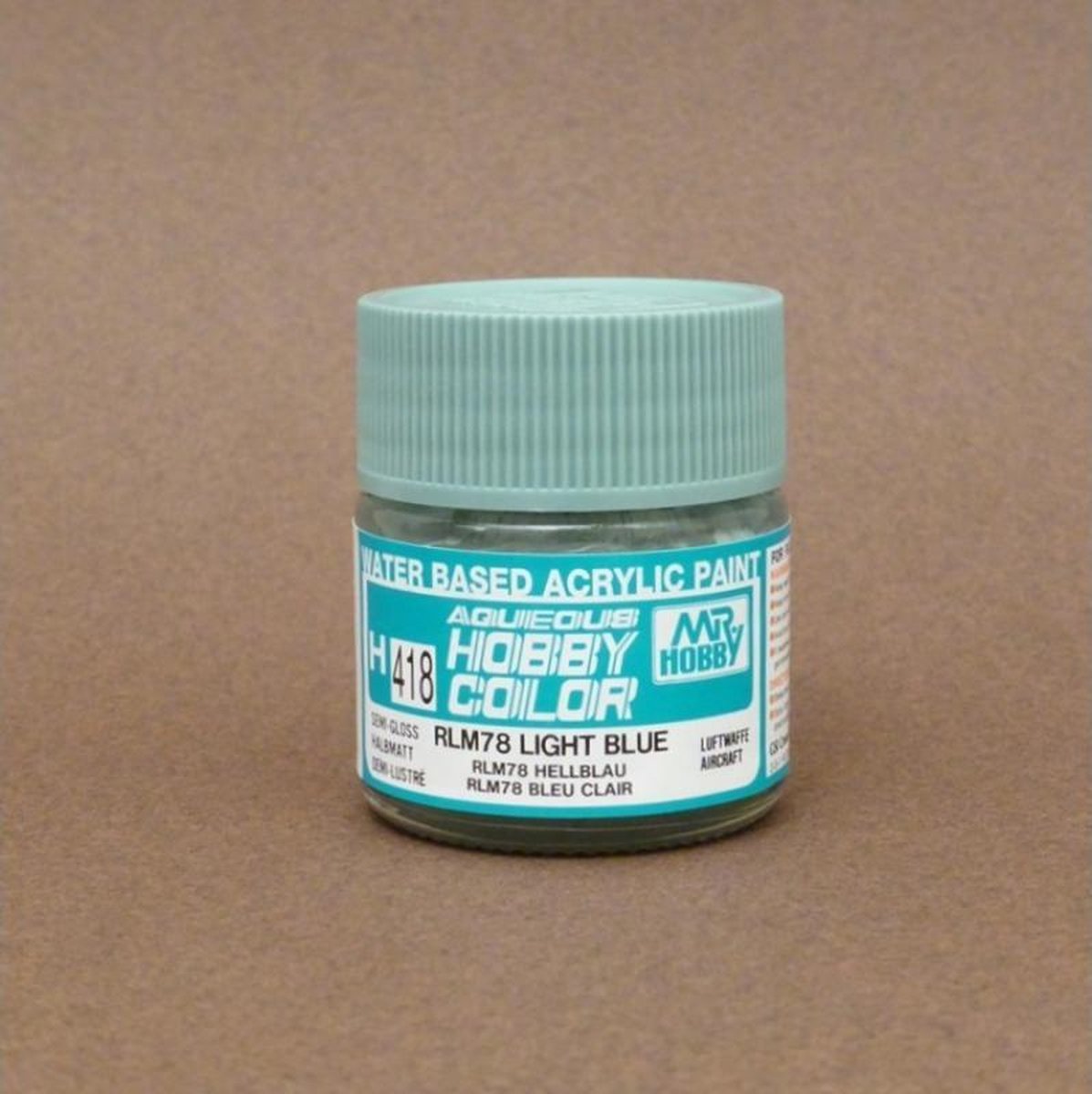 Mrhobby - Aqueous Hob. Col. 10 Ml Rlm78 Light Blue (Mrh-h-418) - modelbouwsets