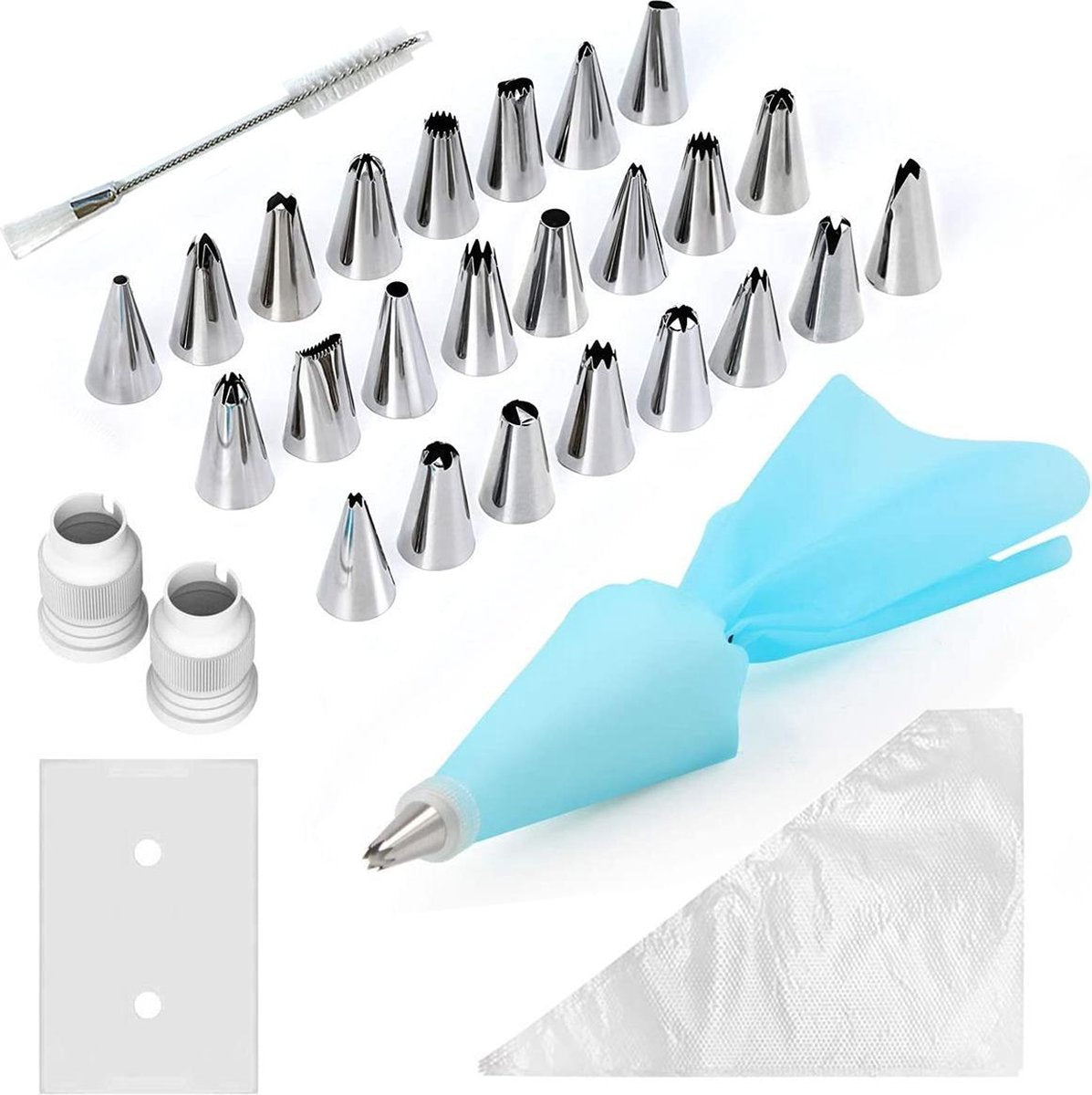 Cake & Taart Decoratieset Premium - 71 Delig - Inc. Spuitzak