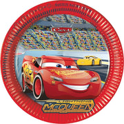 PROCOS - 8 kartonnen Cars 3 borden - Decoratie > Borden