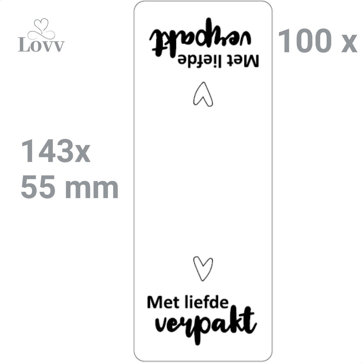 Sluitstickers-Sluitzegel-Bedankt Stickers-Met Liefde Verpakt Stickers-100 Stuks-14
