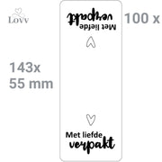 Sluitstickers-Sluitzegel-Bedankt Stickers-Met Liefde Verpakt Stickers-100 Stuks-14