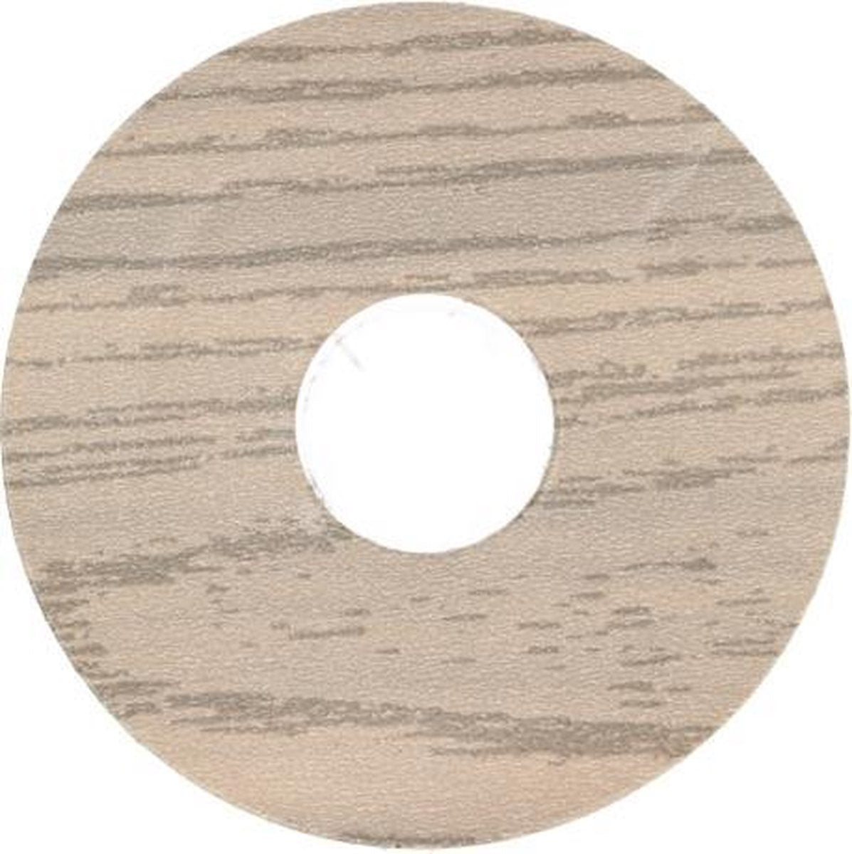 Zelfkl. rozet (17 mm) grenen wit (10 st.)