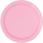 Kartonnen Bordjes roze 18 cm 20st - Wegwerp borden - Feest/verjaardag/BBQ borden / Gebak bordjes maat - feestjes - Babyshower